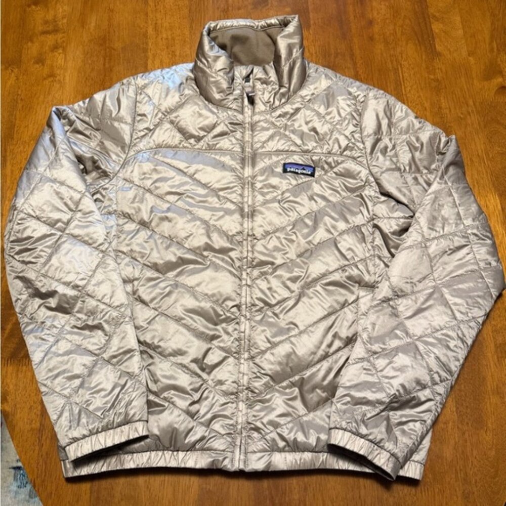 Patagonia Metallic Light brown Nano Puff Jacket, M